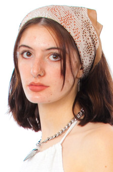 Vintage 80's Made-in-Italy Square Print Scarf