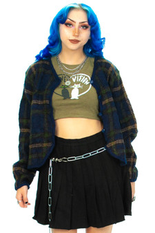 Vintage 90's Plaid Cardigan