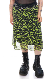 Vintage Y2K Polka Dots Midi Skirt