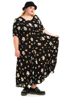 Vintage 90's Stevie Layered Floral Dress