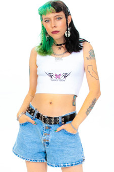Vintage 90's Jordache Distressed Denim Shorts
