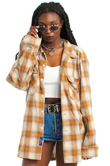 Vintage 90's Does 70's Sunset Flannel