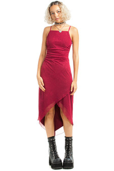 Vintage 90's Sparkling Wine Fairy Midi Dress