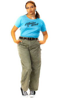 Vintage Y2K Carhartt Olive Green Carpenter Pants 1