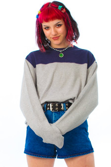 Vintage Y2K Two-Tone Pullover