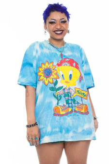 Vintage 1994 Tweety Tie Dye Tee