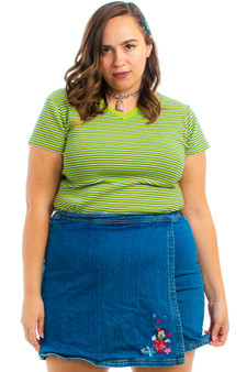 Vintage Y2K Minnie Mouse Denim Mini Skort