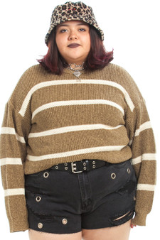 Vintage 90's Sandstone Stripe Sweater