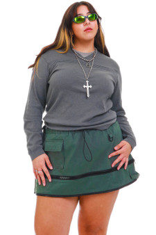 Vintage 90's Grey Striped Sweater