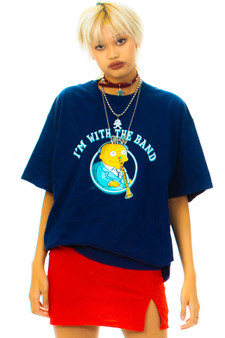 Vintage Y2K I'm With The Band Simpsons T-Shirt
