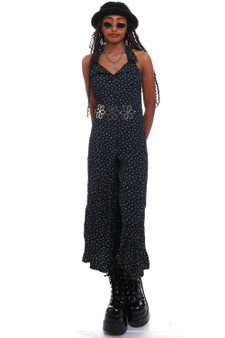 Vintage 90's Wide Leg Floral Jumper