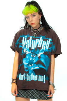 Vintage Y2K Disturbed! Don't Bother Me! Taz T-Shirt