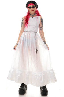 Vintage 90's White Spaghetti Strap Dress