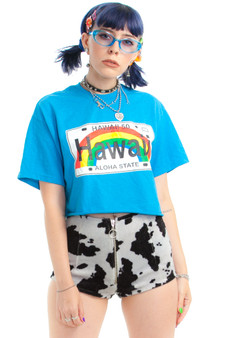 Vintage 90's Hawaii Cropped Tee
