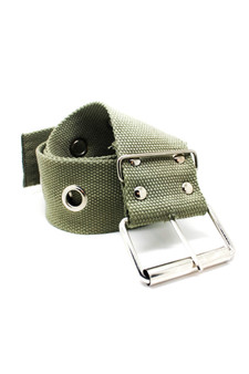 Vintage Y2K Khaki Grommet Belt