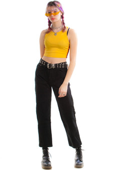 Vintage 90's Calvin Klein Black Night Mom Jeans