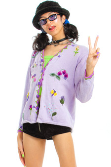 Vintage 90's Butterfly Cardigan
