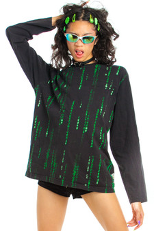 Vintage Y2K Matrix Long-Sleever