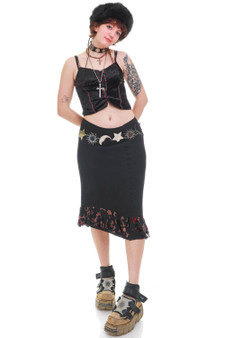 Vintage 90's Classic Black Skirt