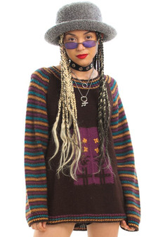 Vintage 90's Garden Girl Pullover