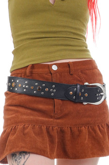 Vintage Y2K Golden Snake Rhinestone Belt