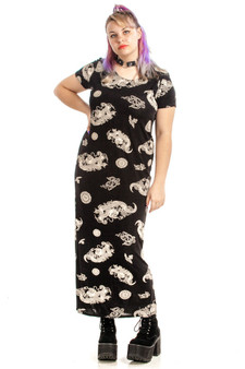 Vintage 90's Grunge Girl Maxi Dress