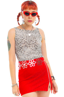 Vintage 90's April Snake-Print Top