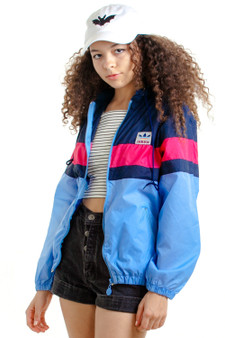 Vintage 90's Adidas Pastel Colorblock Windbreaker