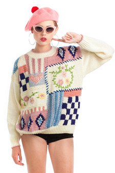 Vintage 90's All of Garden Pullover