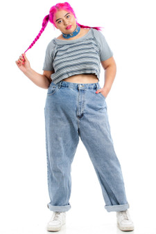 Vintage 90's Ralph Lauren Light Wash Boyfriend Jeans