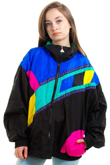 Vintage 90's Nothing But Palm Trees Windbreaker