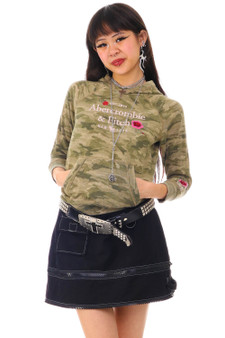 Vintage Y2K Abercrombie & Fitch Camo Hoodie