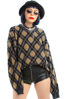 Vintage 90's Windridge Argyle Sweater