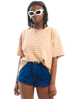 Vintage 90's Sienna Stripe Boxy Shirt