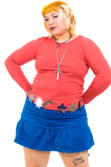 Vintage 90's Chico's Paisley Embroidered Top