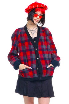 Vintage 80's Pendleton Plaid Wool Jacket