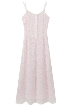 PRE-ORDER: Aurora White & Pink 5-in-1 Midi Dress Set