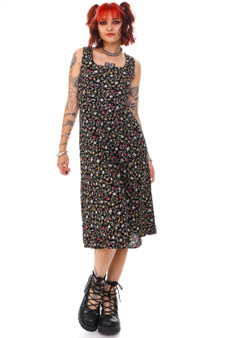 Vintage 90's Grunge Floral Tank Maxi Dress