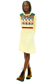 Vintage 70's Football Knitted Dress