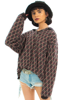 Vintage 90's Diamond Club Rugby Long-Sleever