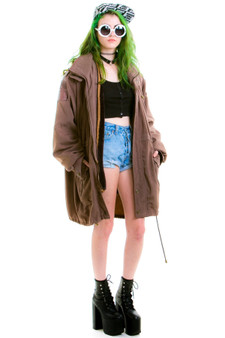 Vintage 90's Parka the Color O' Barka Coat