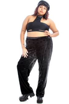 Vintage 80's Heart of Darkness Velvet Pants