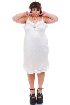 Vintage 70's White Slip Dress