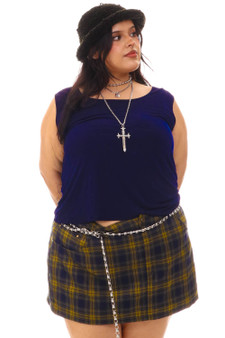 Vintage 90's Classic Navy Blue Sleeveless Top