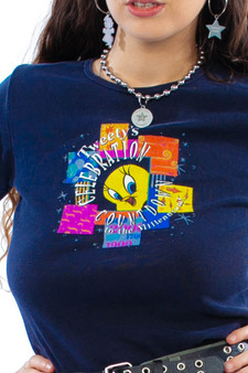 Vintage 1999 Tweety Bird Millennium Baby Tee