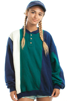 Vintage 90's Trees & Breeze Colorblock Pullover