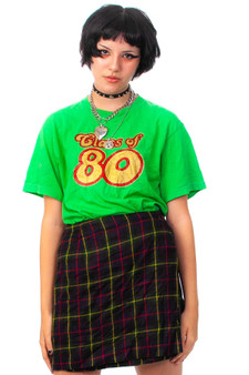 Vintage Y2K Class of 80 Glitter Print Tee