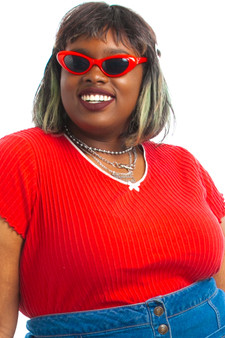 Vintage 90's Strawberry Shortcake Lettuce Edge Top