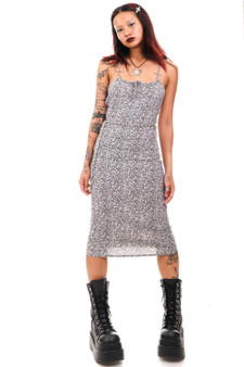 Vintage 90's Micro Floral Spaghetti Strap Dress