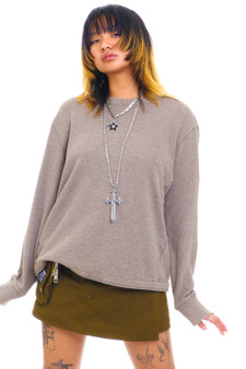 Vintage Y2K Eddie Bauer Brown Pullover Sweater